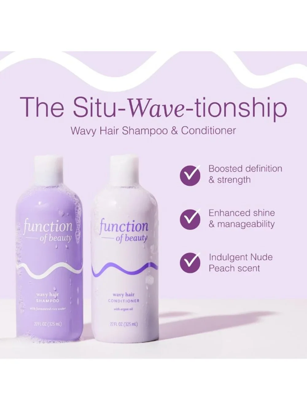 Wavy Hair Shampoo & Conditioner XL Set - Anti-Frizz, Lightweight, Hydrating Duo